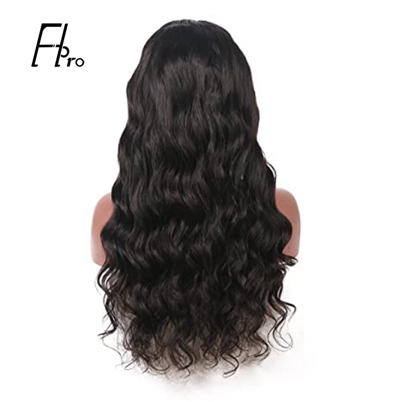 4x4 Lace Closure Wig Unit Body Wave Virgin Hair Natural Color